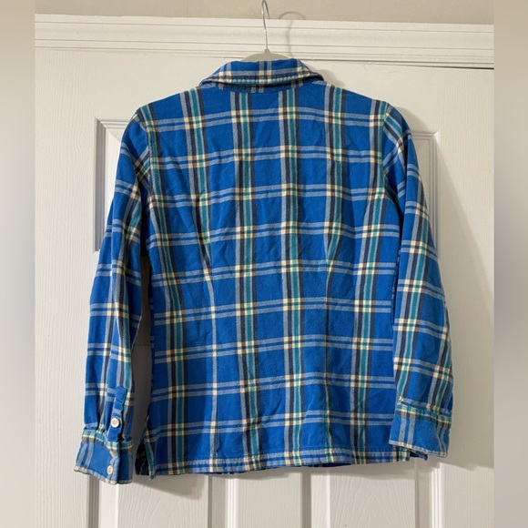 Patagonia Long-Sleeved FJord Flannel Shirt Organic Cotton Button Down Size 4 - Picture 5 of 5